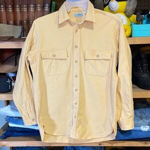 Vintage L.L. Bean Chamois Cloth Shirt – Made in USA – Men’s Medium Tall